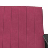Armchair Wine Red 59 x 75 x 78 cm Velvet 42017684