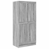 Wardrobe Grey Sonoma 82,5x51,5x180 cm Engineered Wood 826639