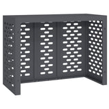 Air Conditioner Cover Anthracite 110 x 50 x 80 cm Steel 865906