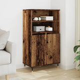 Highboard Old Wood 60x36x110 cm Engineered Wood 857458