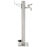 Garden Water Column Stainless Steel Round 65 cm 45457
