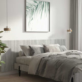 Wall Headboard Grey Sonoma Engineered Wood Medium Wall Headboard 816980