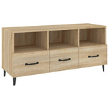 TV Cabinet Sonoma Oak 102x35x50 cm Engineered Wood 812612