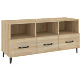 TV Cabinet Sonoma Oak 102x35x50 cm Engineered Wood 812612