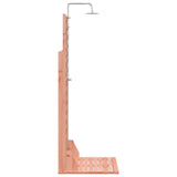 Outdoor Shower 225 cm Solid Douglas Wood and Stainless Steel 886350