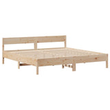 Bed Frame without Mattress 180x200 cm Super King Solid Wood Pine 3306177