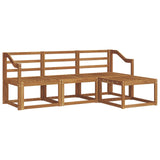 Outdoor Sofa Set 4 pcs Natural 3366232