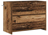 Bathroom Under Sink Cabinet Old Wood 78.5 x 37.5 x 81 cm 890742