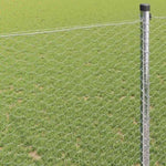 Hexagon Fence Silver 0.5 x 100 m Galvanised steel 42005742