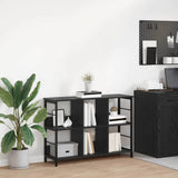 Bookshelf Black Oak 102 x 32 x 72.5 cm Engineered Wood 884012