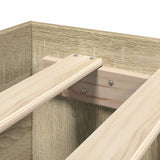 Bed Frame Sonoma Oak Engineered Wood, Plywood Small Double 3295697