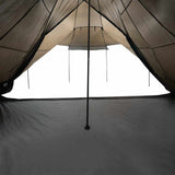 Family Tent Tipi 8-Person Brown Waterproof 4009450