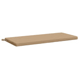 2-Piece Bench Cushions SOEST 2 pcs 100% Polyester Sand 949321