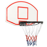 ZNTS Basketball Backboard White 71x45x2 cm Polyethene 93664