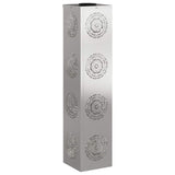 Solar LED Pathway Light 2 pcs Silver Stainless Steel 879790