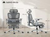 Ergonomic Office Chair, High Back Mesh Desk Chair, Grey T3398P549991