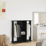 Wardrobe with Shelf Black oak 102 x 38 x 110 cm Engineered wood 873909