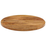 Table Top 40x2.5 cm Round Solid Wood Mango 370070
