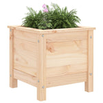 ZNTS Garden Planter 40x40x39 cm Solid Wood Pine 825247