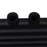 Black Bathroom Central Heating Towel Rail Radiator Straight 500x764mm 141905