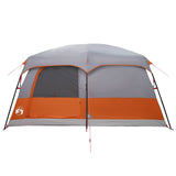Family Tent with Roof Grey and Orange 500 x 400 x 230 cm 42028503