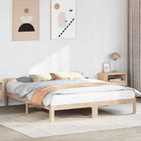 Bed Frame without Mattress 160x200 cm Solid Wood Pine 859229