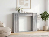Fireplace Surround Grey Sonoma 100 x 20 x 100 cm 8006621