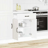 Kitchen Base Cabinet Lucca White Engineered Wood 853727