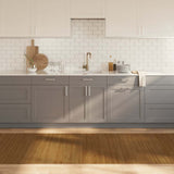 Rug Rectangular Brown 100x300 cm Bamboo 376950