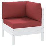 Pallet Cushions 3 pcs Wine Red Oxford Fabric 361782