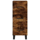 Highboard Smoked Oak 34.5x34x180 cm Engineered Wood 3199262