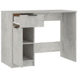 Desk Concrete Grey 100x50x75 cm Engineered Wood 811497