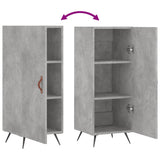 Sideboard Concrete Grey 34.5x34x90 cm Engineered Wood 828512