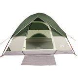 ZNTS Camping Tent Dome 3-Person Green Waterproof 94695