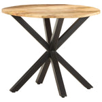 ZNTS Side Table 68x68x56 cm Solid Mango Wood 320659