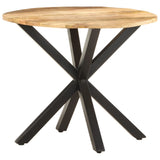 ZNTS Side Table 68x68x56 cm Solid Mango Wood 320659