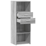 Highboard Grey Sonoma 45x42.5x124 cm Engineered Wood 846171