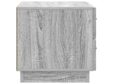 Bedside Cabinet Grey Sonoma 62 x 34.5 x 44.5 cm Engineered Wood 895241