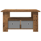 Coffee Table Old Wood 77 x 55 x 42 cm Engineered Wood 8000418