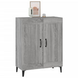 Sideboard Grey Sonoma 69.5x34x90 cm Engineered Wood 817343