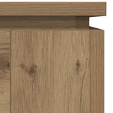 Dining Table Artisan Oak 120x60x76 cm Engineered Wood 855903