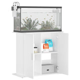 Aquarium Stand White 81x36x73 cm Engineered Wood 833599