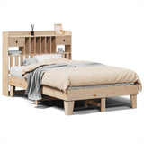 Bed Frame without Mattress 135x190 cm Solid Wood Pine 3308858
