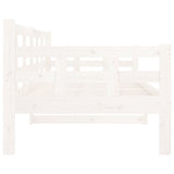 Day Bed without Mattress White Solid Wood Pine 80x200 cm 820363