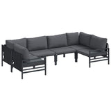 Garden Sofa Set Anthracite Steel 3378966