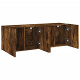 TV Cabinets Wall-mounted 2 pcs Smoked Oak 60x30x41 cm 836947