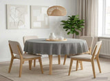 Table Cloth 5 pcs Round Light Grey 180 cm Polyester 42040262