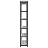 Bookshelf Grey sonoma 80 x 30 x 189.5 cm Engineered Wood 868410