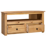 Corner TV Cabinet 93x49x49 cm Solid Pine Panama Range 282685