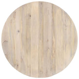 Dining Table Round 110x76 cm Solid Mango Wood 321700